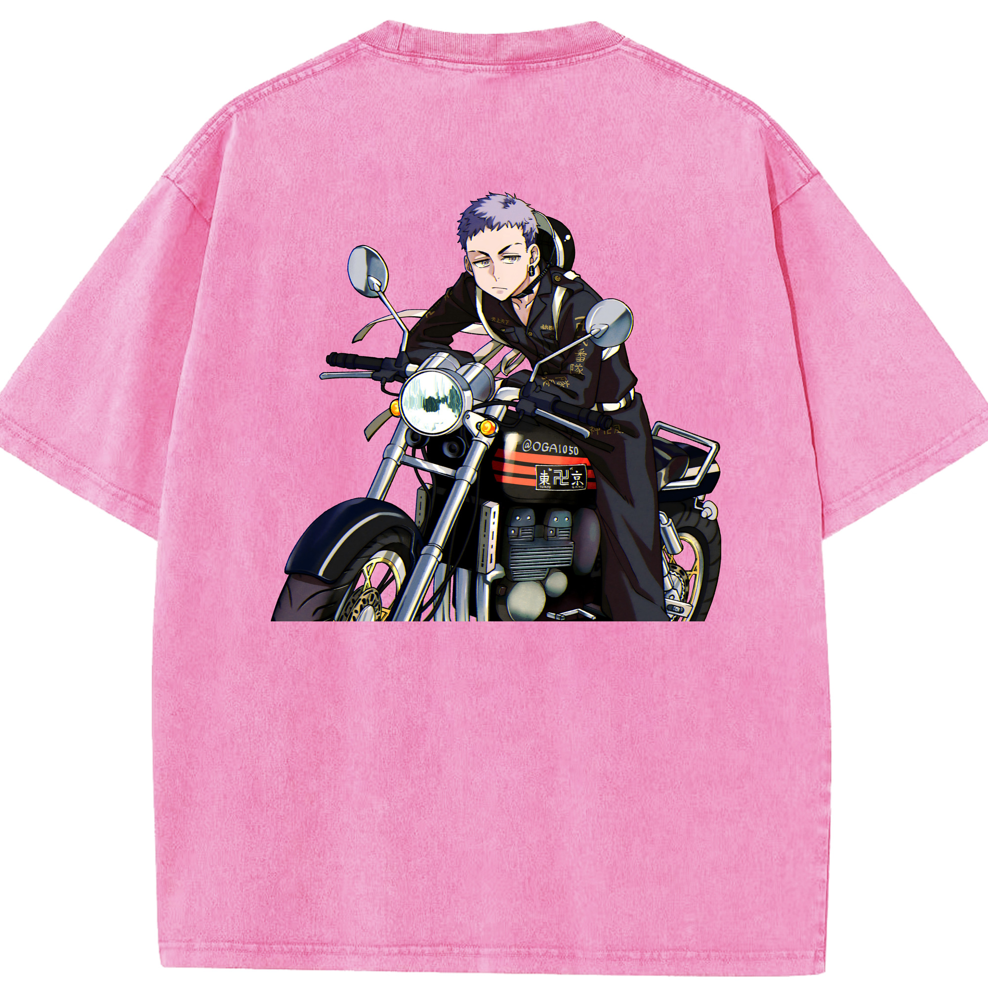 （画像用） 東京リベンジャーズ Tokyo Revengers 綿100% ヴィンテージ風 半袖Tシャツ（背面プリント）
